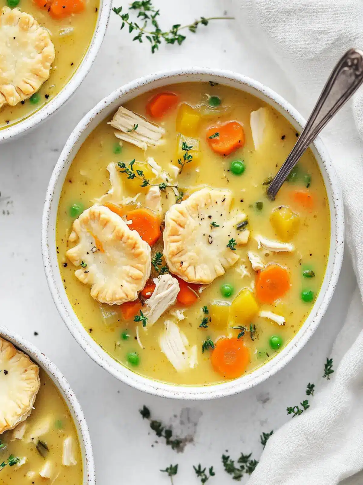 Creamy Healthy Chicken Pot Pie Soup for Cozy Nights 3 Healthy Chicken Pot Pie Soup