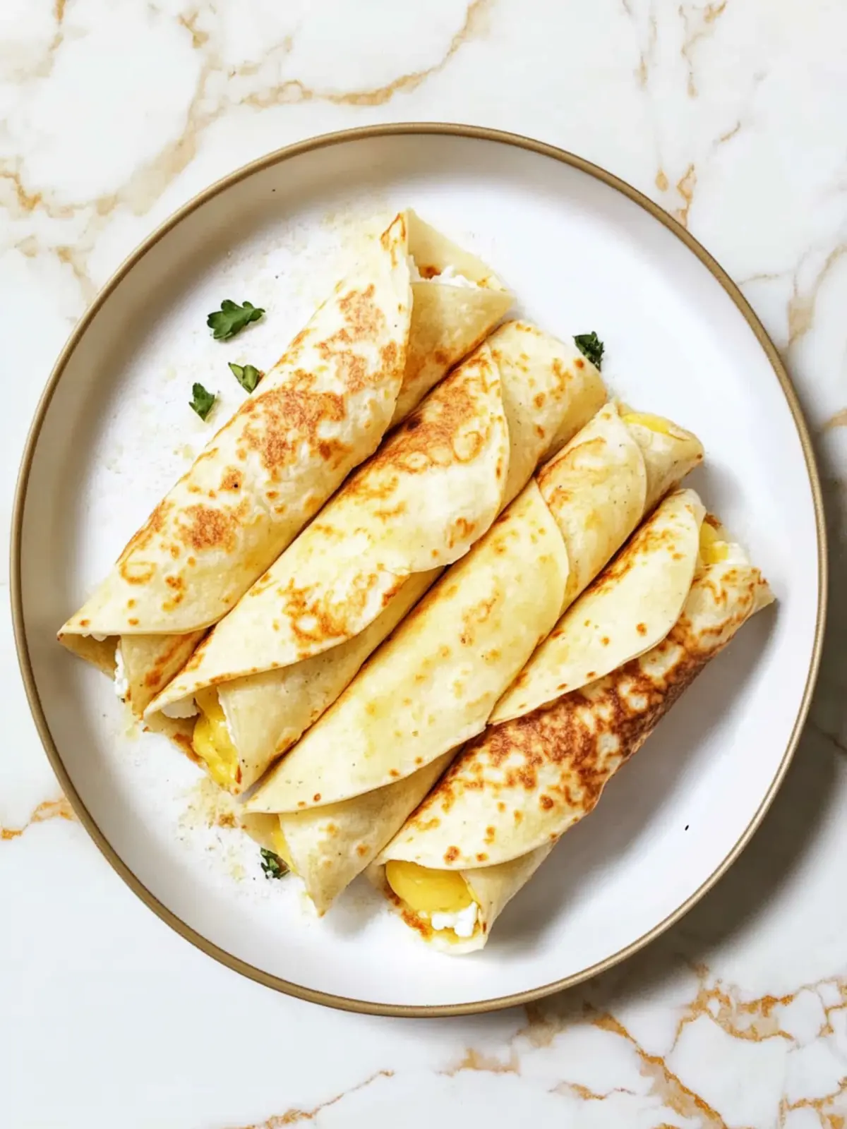 Delicious 2-Ingredient Cottage Cheese Wraps: Quick & Easy! 3 2-Ingredient Cottage Cheese Wraps (Pan + Oven)