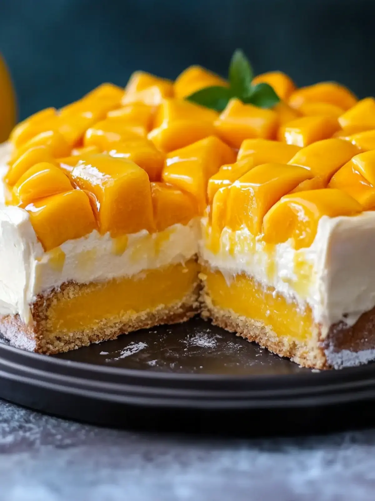 Tasty Mango Milk Cake for Refreshing Summer Bliss 2 Tasty Mango Milk Cake