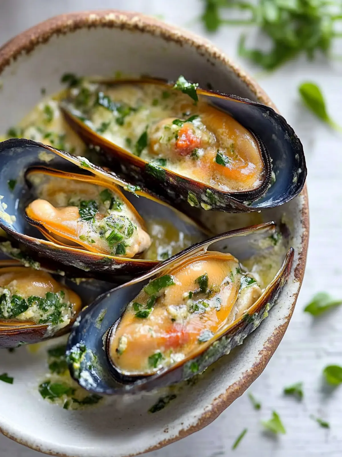 Mussels Rockefeller: A Gourmet Twist on Home Cooking 4 Mussels Rockefeller