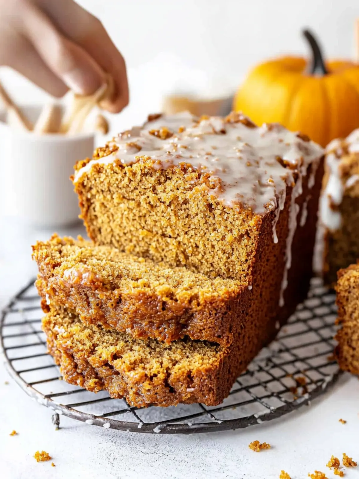 Delicious Pumpkin Bread with Maple Glaze That's Pure Comfort 4 Pumpkin Bread with Maple Glaze