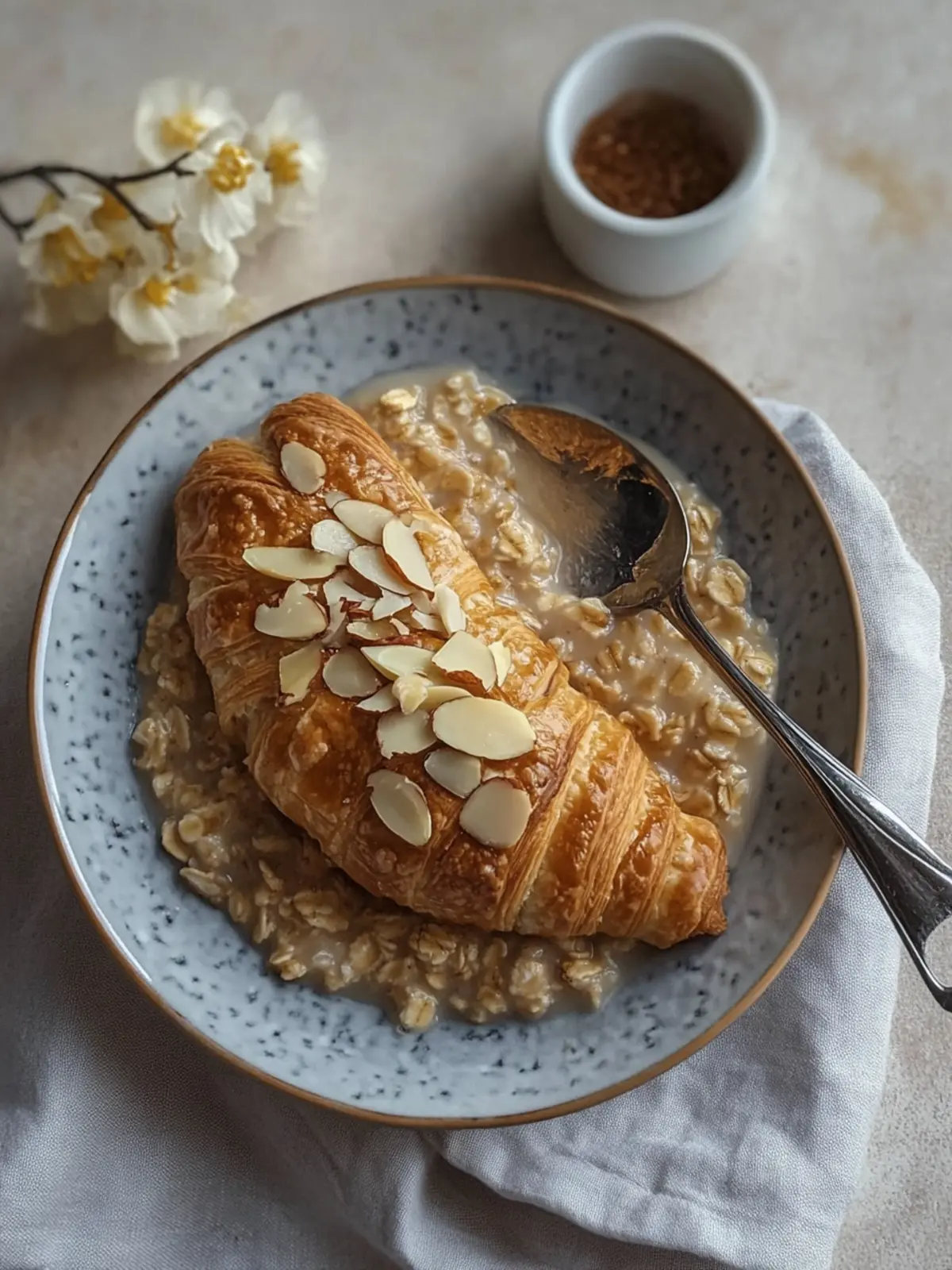 Almond Croissant Oats: A Cozy Breakfast Hug 4 Almond Croissant Oats