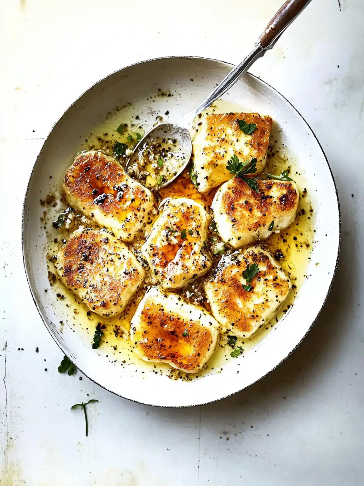 Pan-Fried Halloumi with Peppered Honey: A Sweet Savory Treat 4 Pan-Fried Halloumi with Peppered Honey