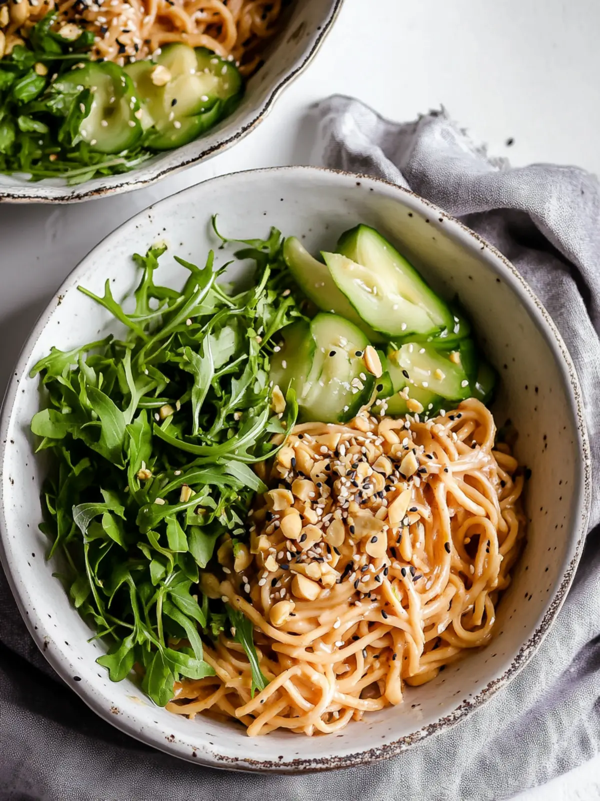 Mouthwatering Peanut Tahini Noodle Bowl for Quick Dinners 2 Peanut Tahini Noodle Bowl