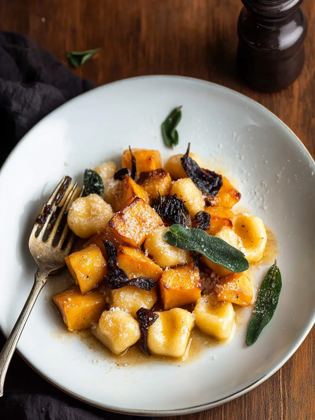 Crisp Gnocchi and Roast Pumpkin in Brown Butter Bliss 2 Crisp Gnocchi and Roast Pumpkin in Brown Butter