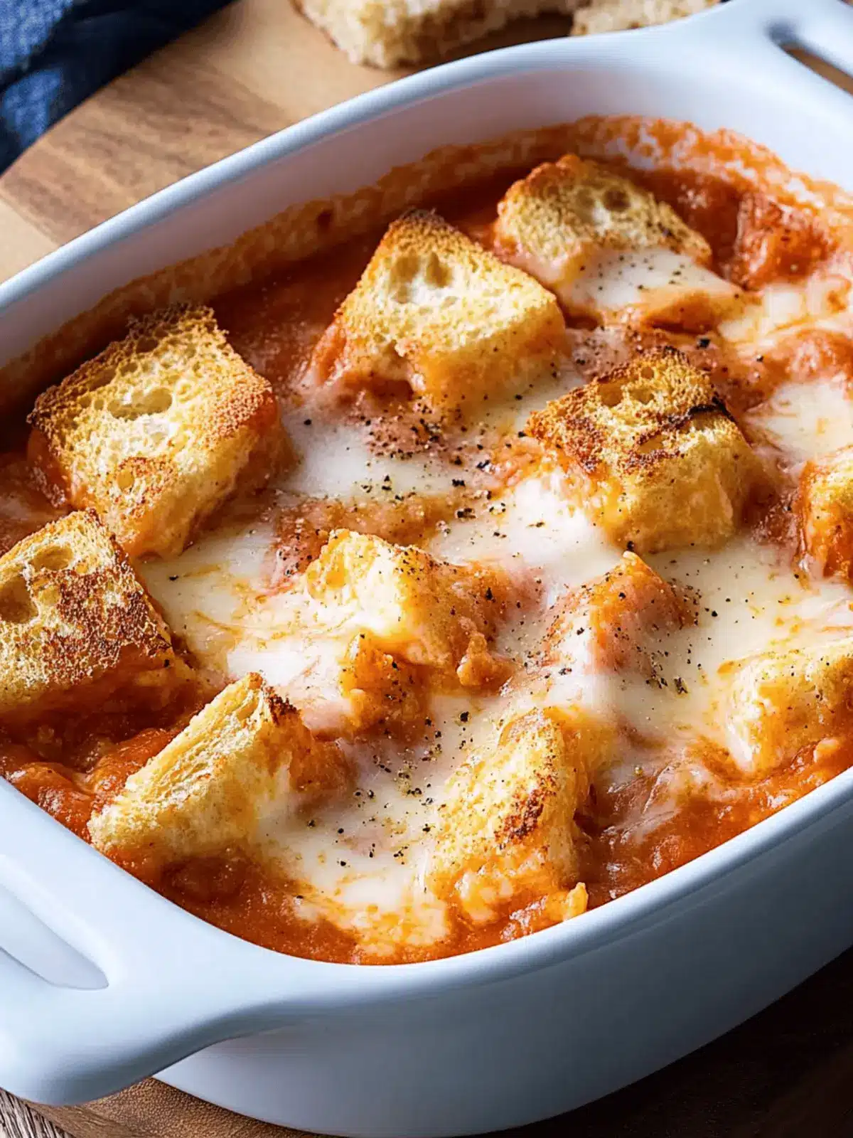 Comforting Tomato Soup and Grilled Cheese Casserole Delight 4 Tomato Soup and Grilled Cheese Casserole