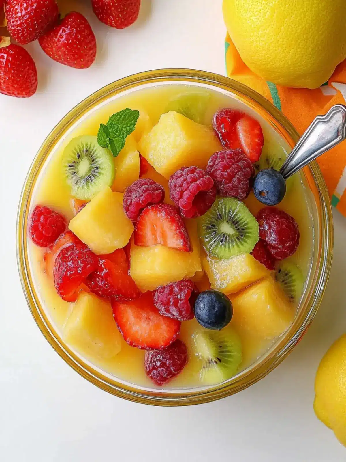Lemon Vanilla Pudding Fruit Salad: A Refreshing Delight 3 Lemon Vanilla Pudding Fruit Salad