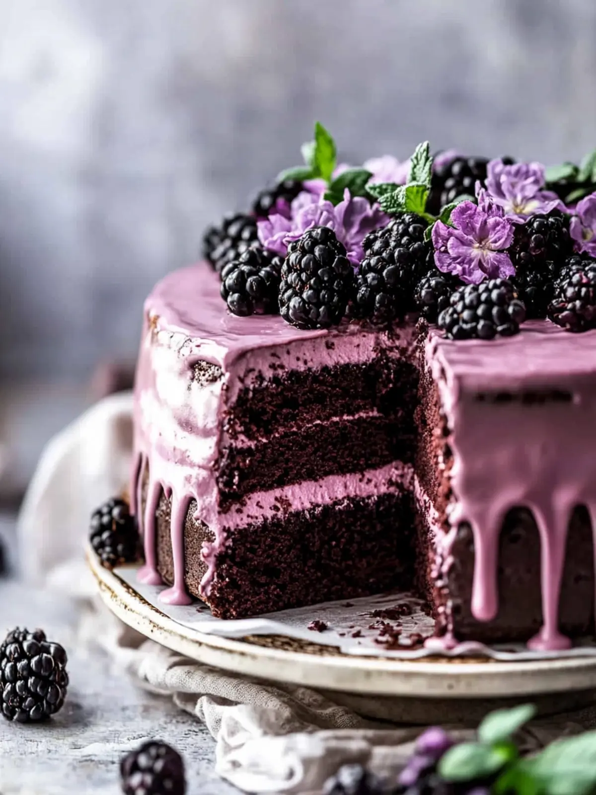 Decadent Easy Blackberry Chocolate Cake You Must Try Today 2 Easy Blackberry Chocolate Cake