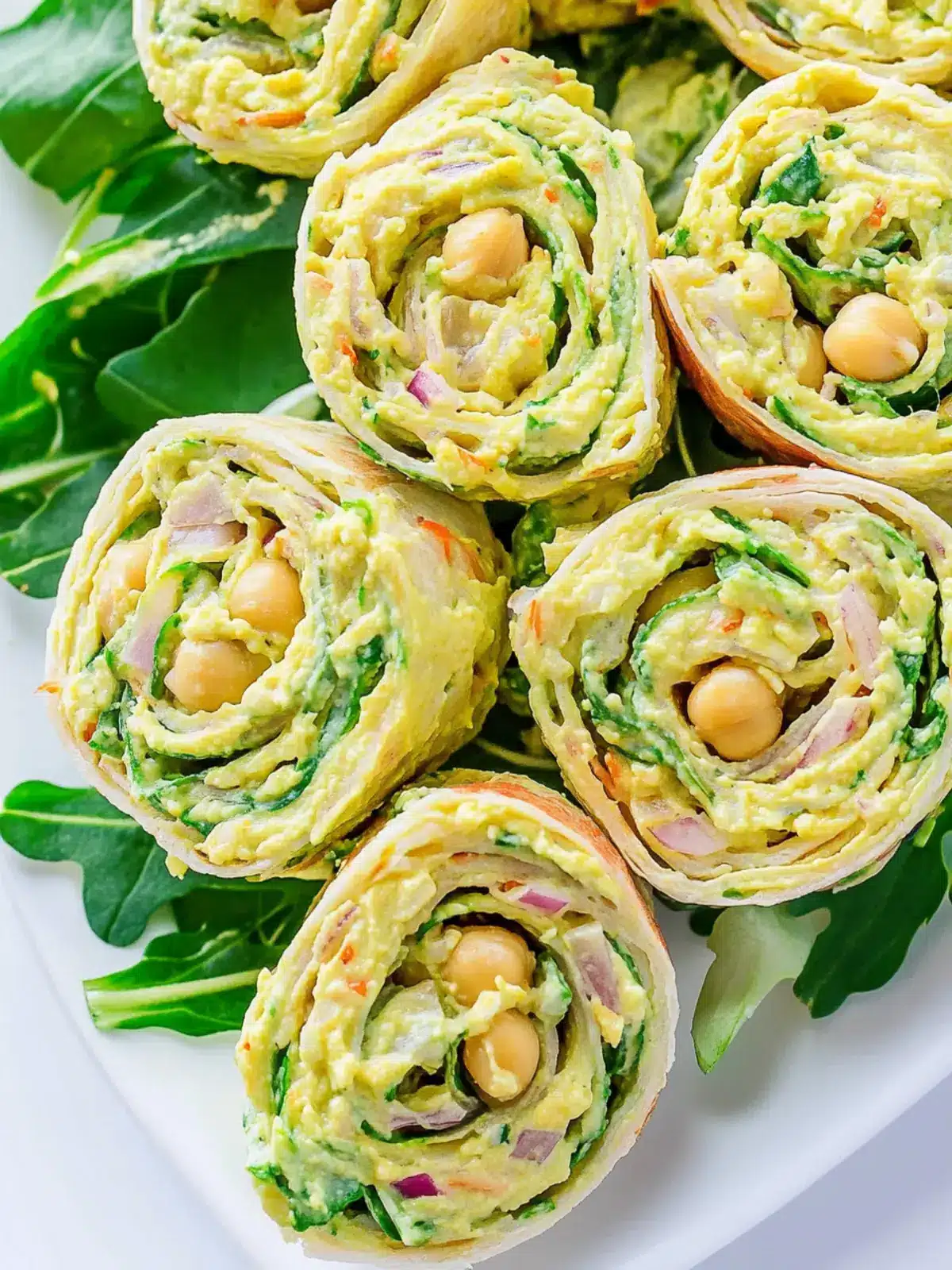 Chickpea Salad Pinwheels for a Fresh, Flavor-Packed Snack 3 Chickpea Salad Pinwheels