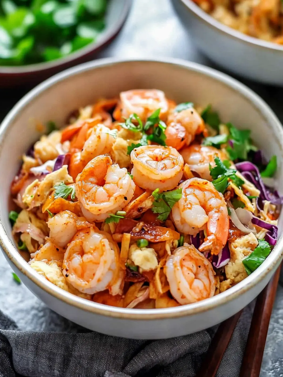 Delicious Spicy Shrimp Egg Roll in a Bowl You ll Love! 4 Spicy Shrimp Egg Roll in a Bowl