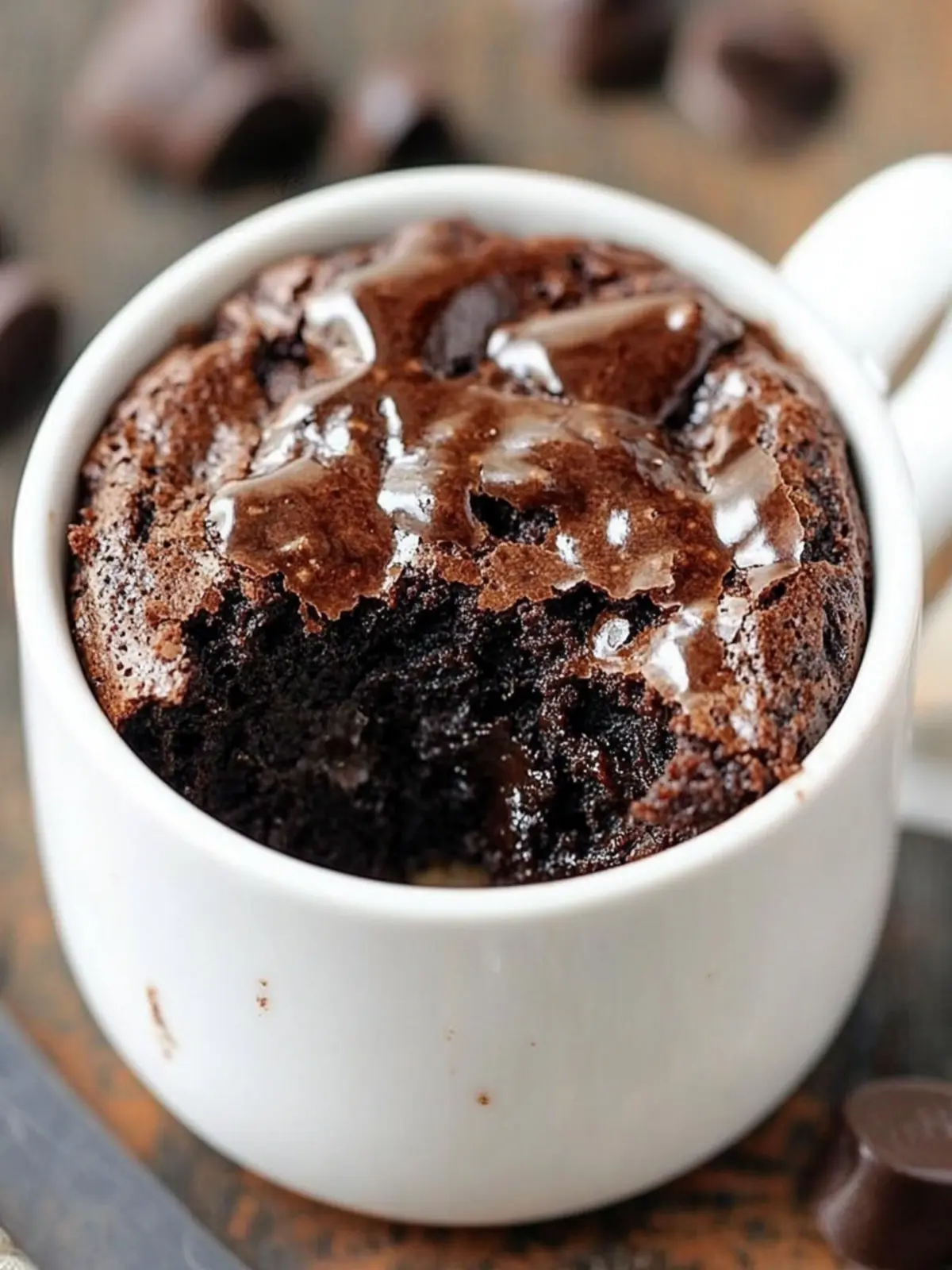 Indulge in a Fudgy Mug Brownie Ready in Just 5 Minutes 4 Fudgy Mug Brownie