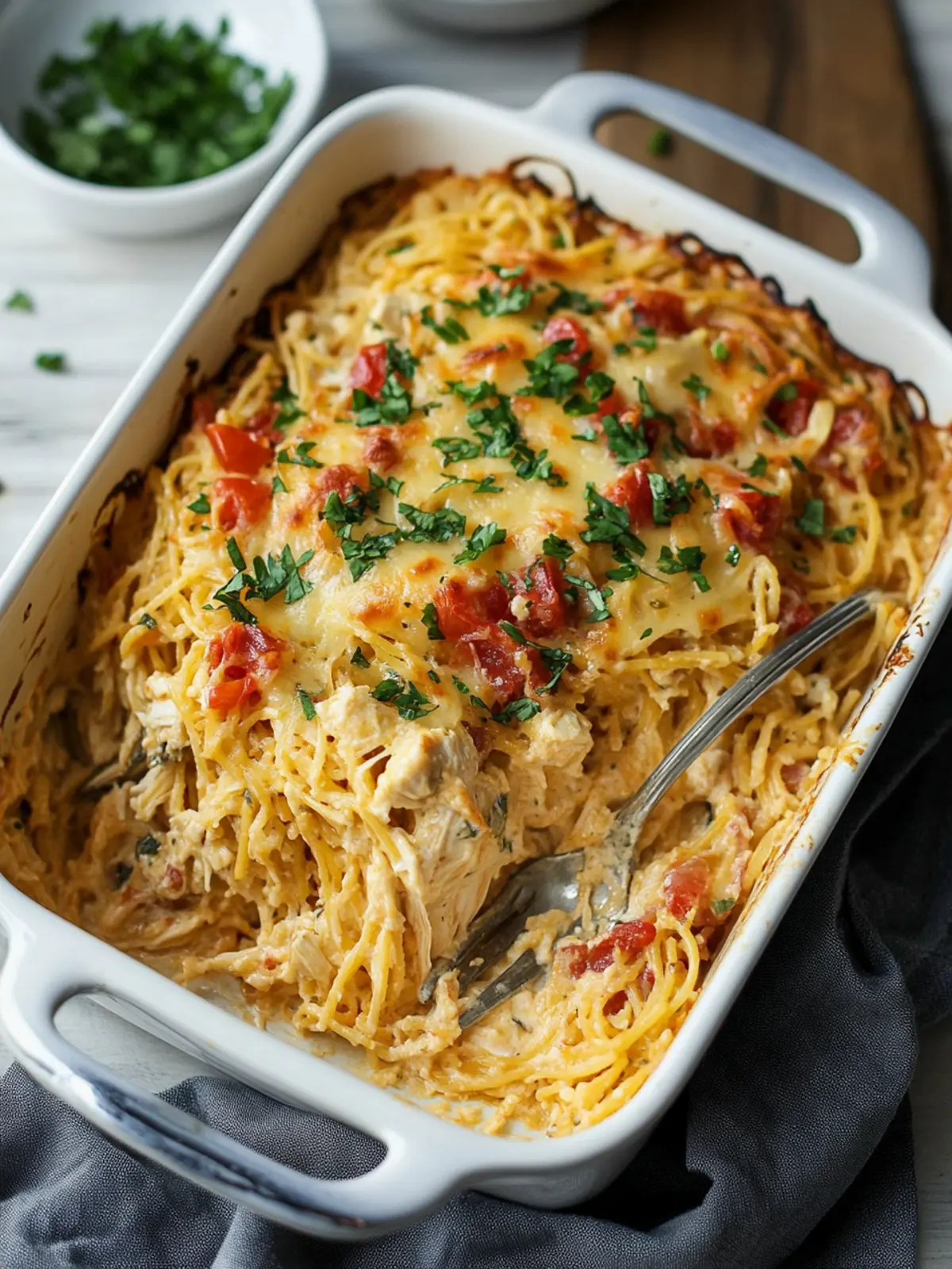 Delicious Chicken Spaghetti Casserole Your Family Will Love 4 Chicken Spaghetti Casserole