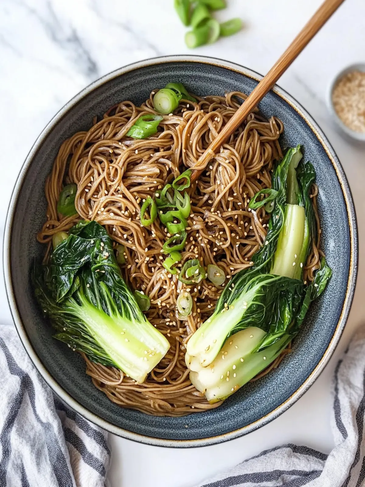 Spicy Garlic Soba Noodles with Bok Choy for a Flavor Kick 3 Spicy Garlic Soba Noodles with Bok Choy