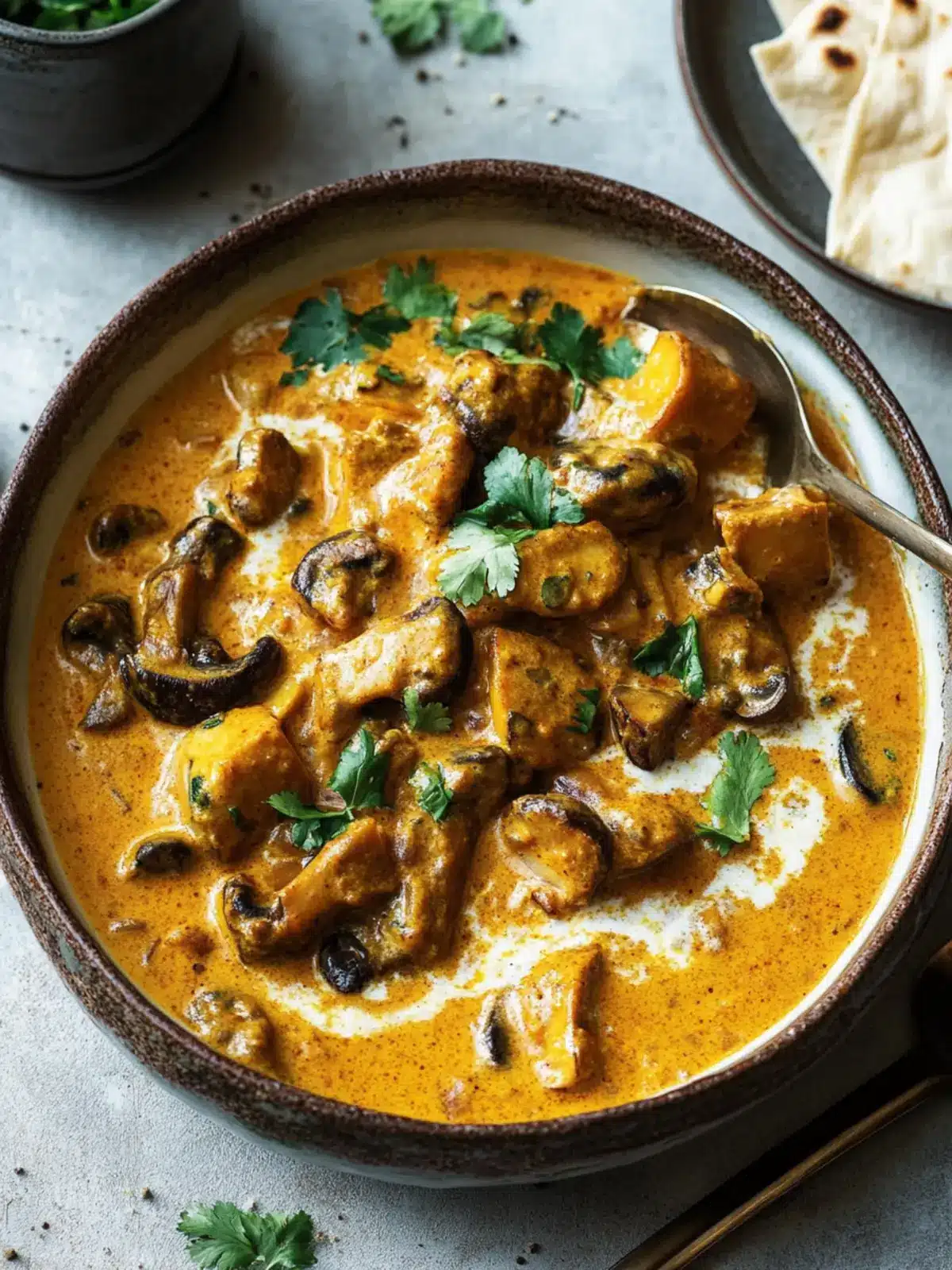 Mushroom Korma Bliss: Quick & Creamy Homemade Delight 3 Mushroom Korma