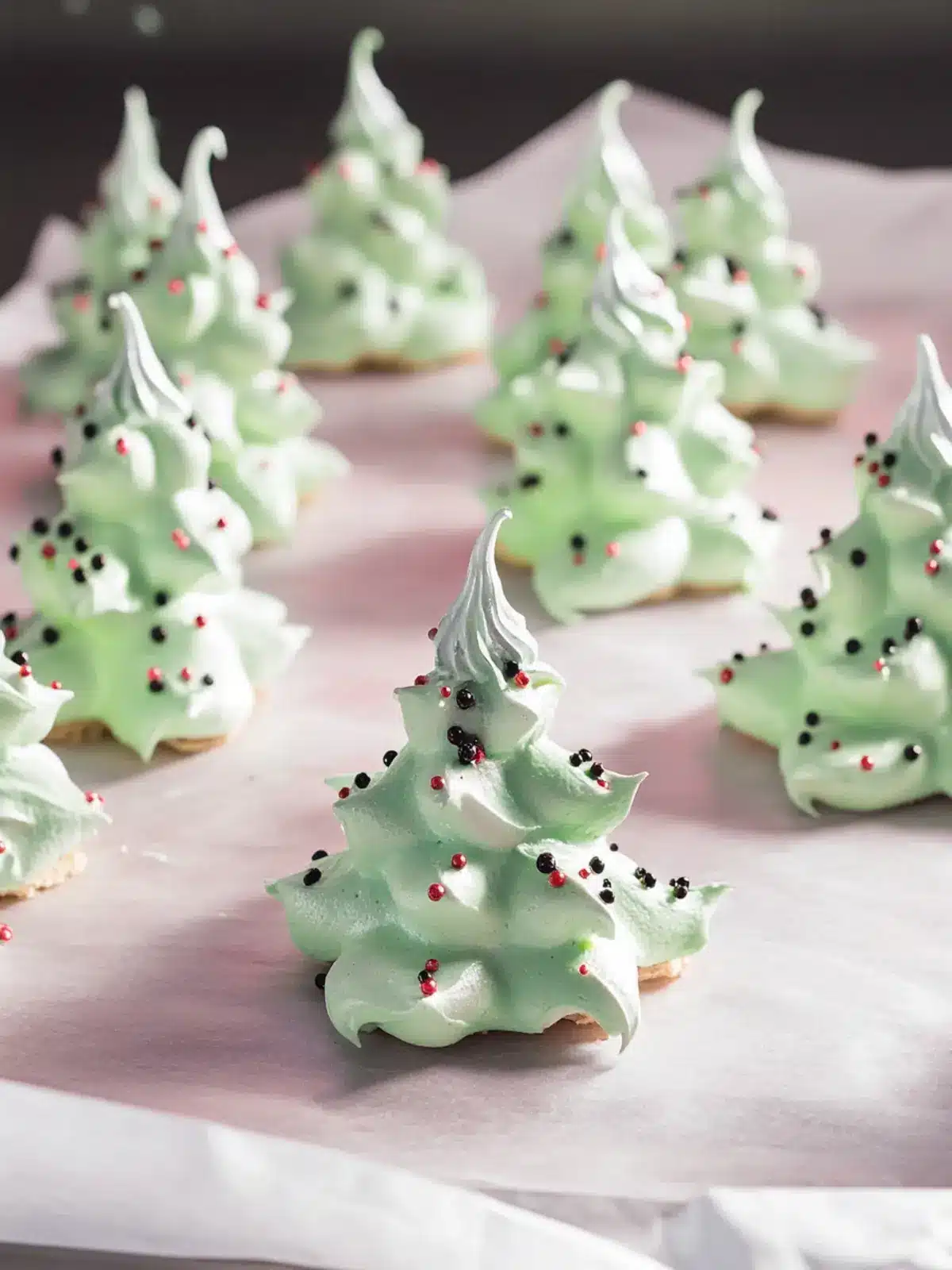 Meringue Christmas Trees: Festive Delight for Sweet Lovers 4 Meringue Christmas Trees