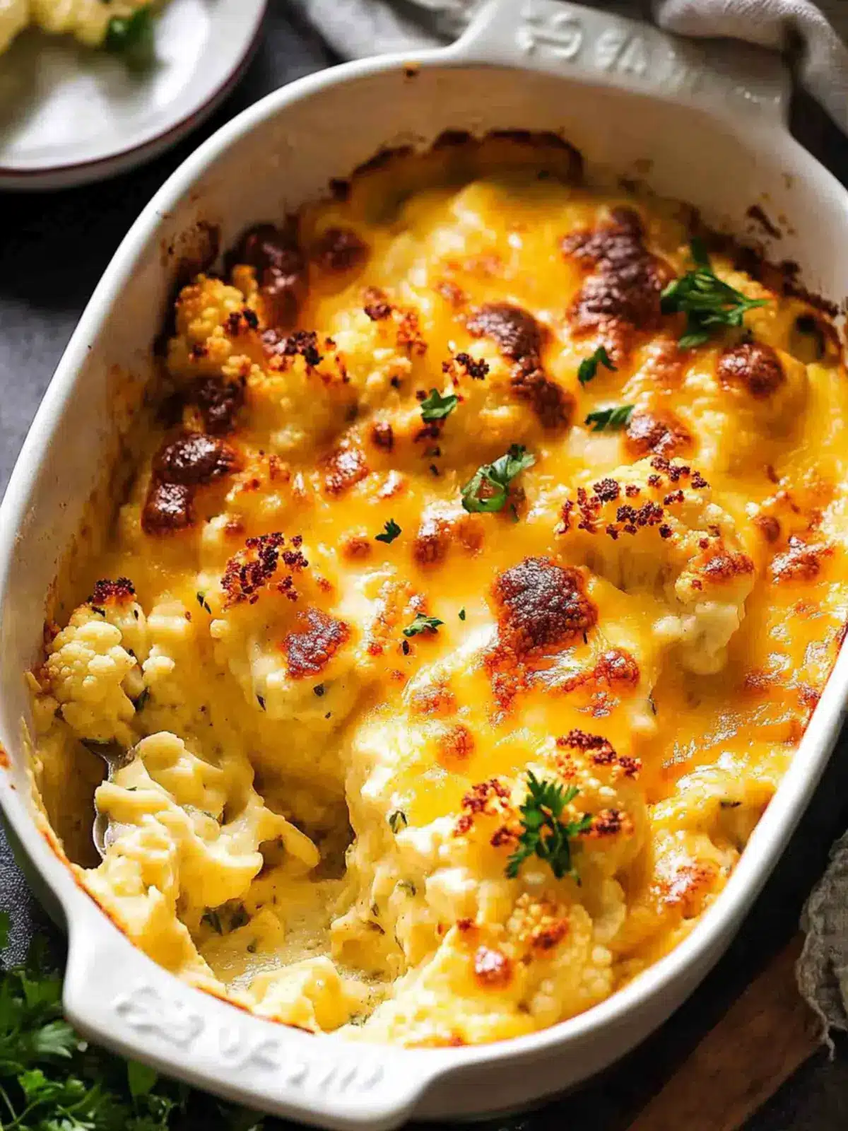 Irresistible Cauliflower Cheese with Creamy Cheddar Bliss 2 Cauliflower Cheese
