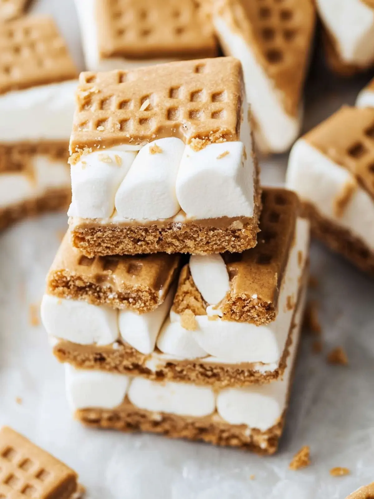 Deliciously Gooey Cookie Butter Marshmallow Treats to Share 2 Cookie Butter Marshmallow Treats