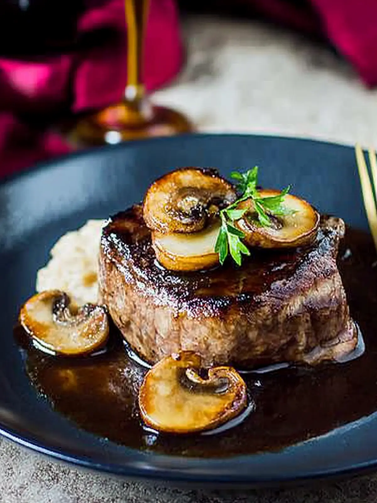 Savor Dreamy Pan-Seared Filet Mignon Bordelaise Tonight 2 Pan-Seared Filet Mignon Bordelaise
