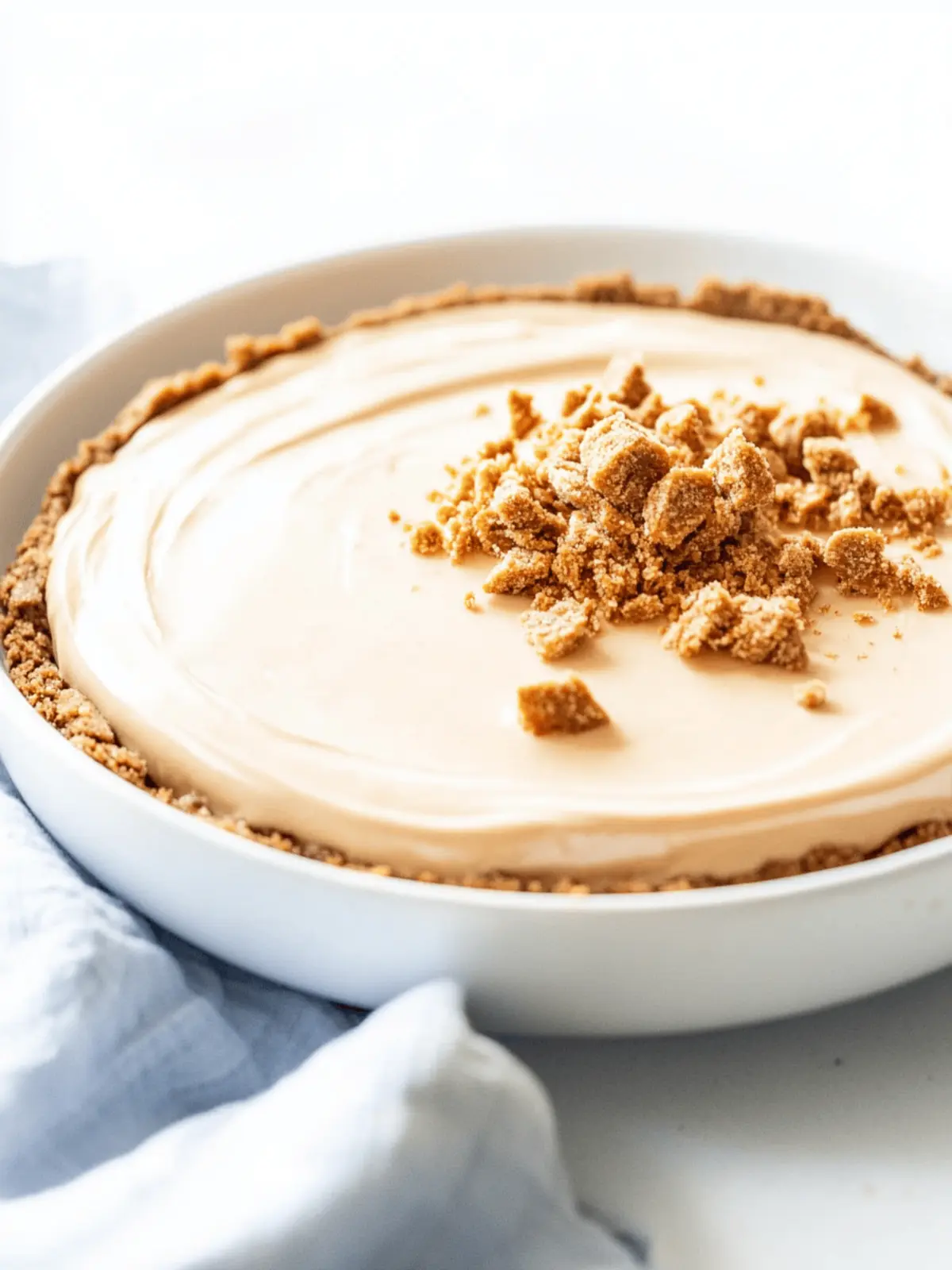 Decadent No Bake Cookie Butter Cheesecake You Must Try! 2 No Bake Cookie Butter Cheesecake