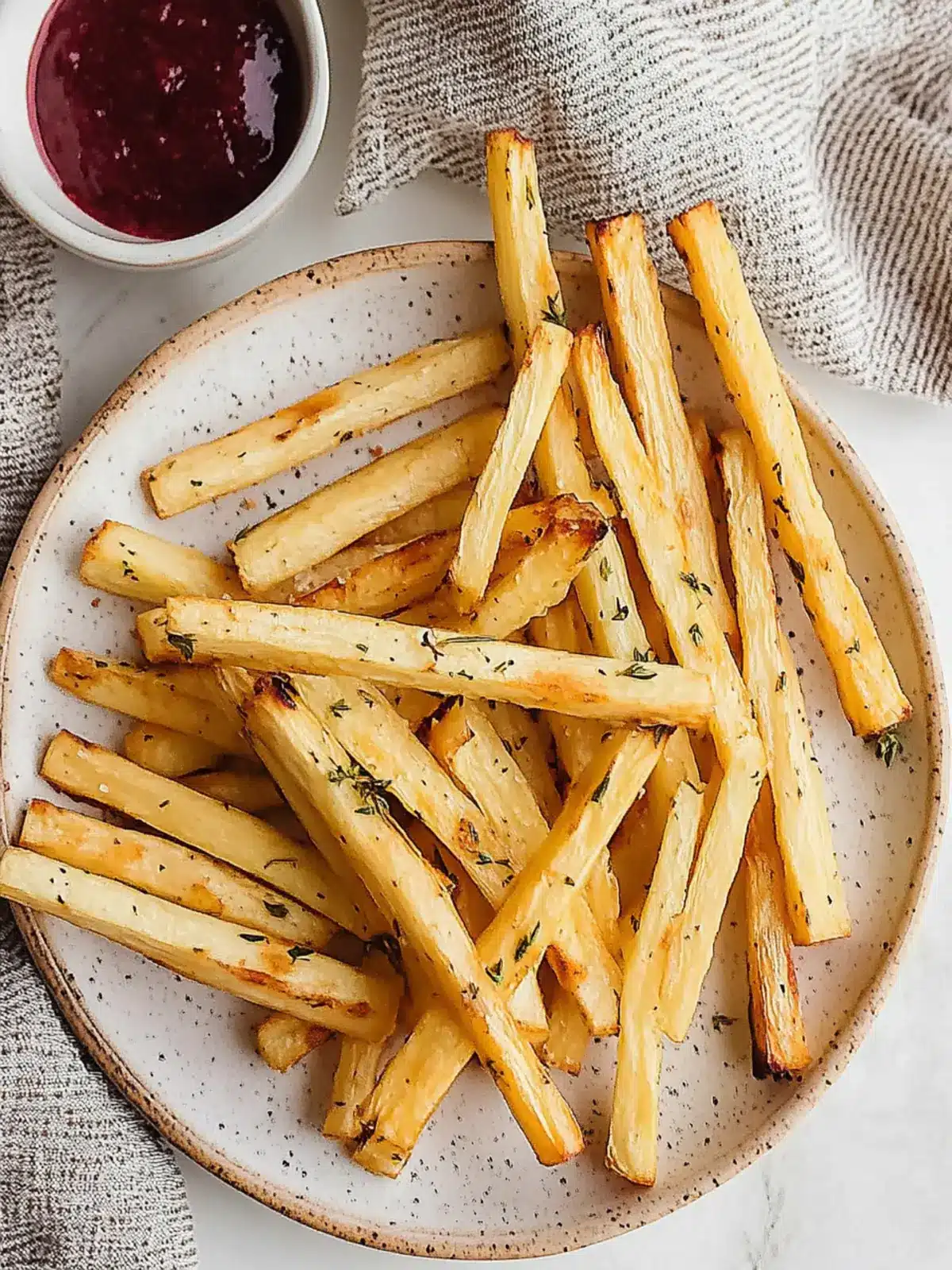 Crispy Easy Baked Parsnip Fries Paleo, AIP, Vegan Delight 3 Easy Baked Parsnip Fries (Paleo, AIP, Vegan, Nightshade-Free)