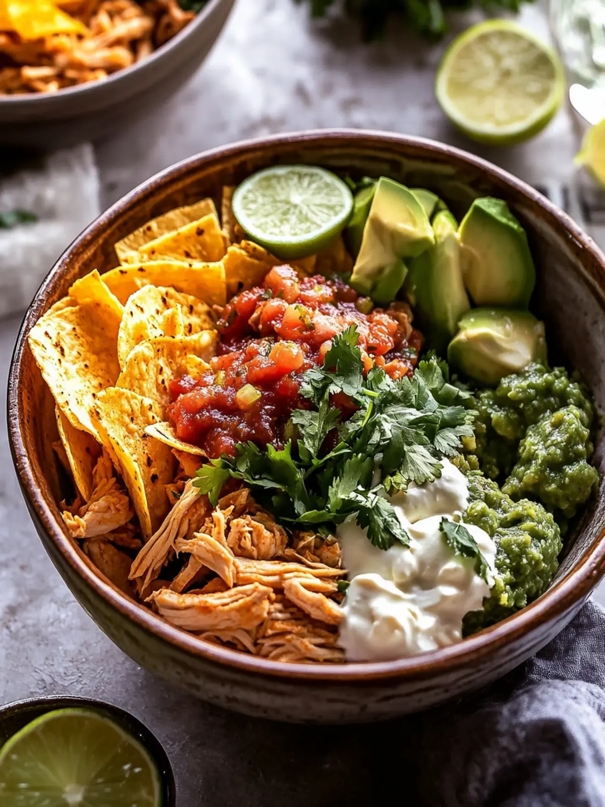 Crockpot Salsa Verde Chicken Tortilla Bowl You'll Love Making 2 Crockpot Salsa Verde Chicken Tortilla Bowl