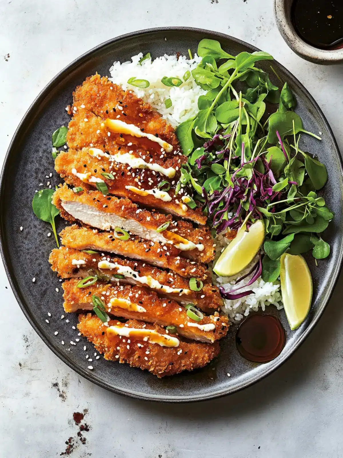 Flavor-Packed Wasabi & Sesame Chicken Schnitzel Katsu Delight 3 Wasabi & Sesame Chicken Schnitzel (Katsu)