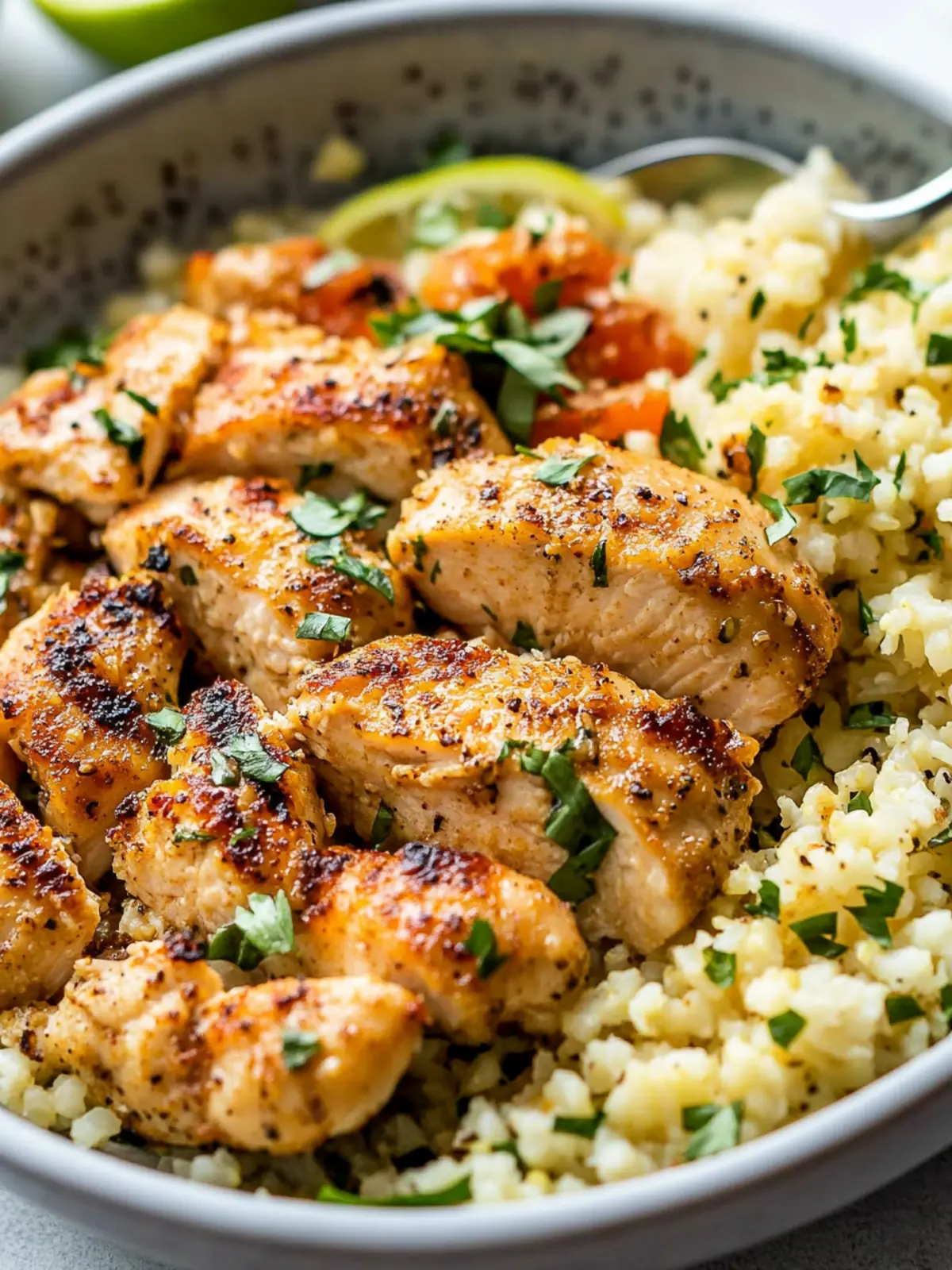 Garlic Butter Chicken with Cauliflower Rice: A Keto Delight 3 Garlic Butter Chicken with Cauliflower Rice