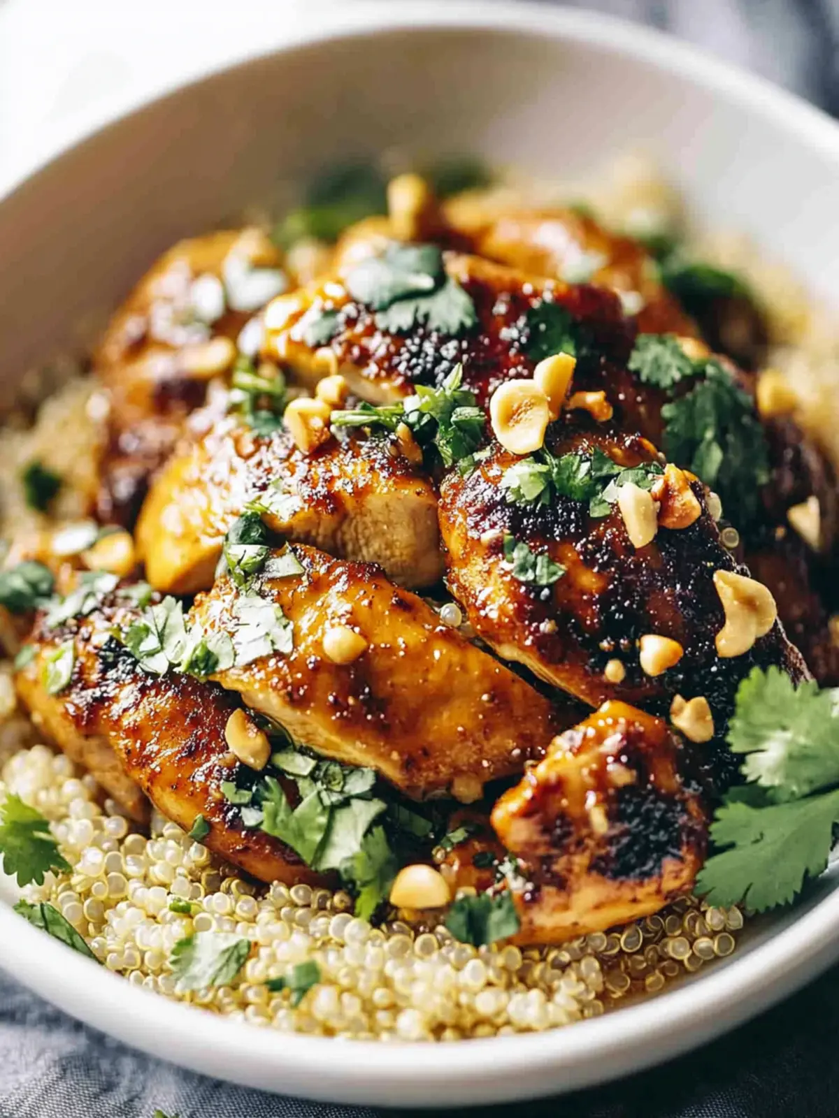 Irresistible Spicy Thai Chicken and Quinoa Bowl Delight 2 Spicy Thai Chicken and Quinoa