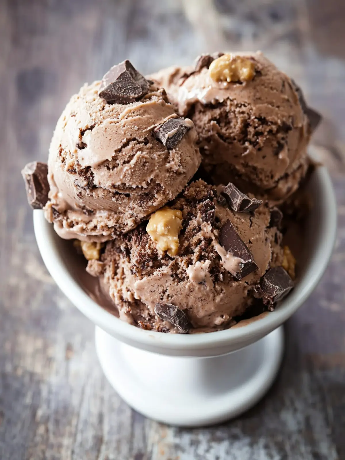 No Churn Chocolate Peanut Butter Cookie Ice Cream Bliss! 4 No Churn Chocolate Peanut Butter Cookie Ice Cream
