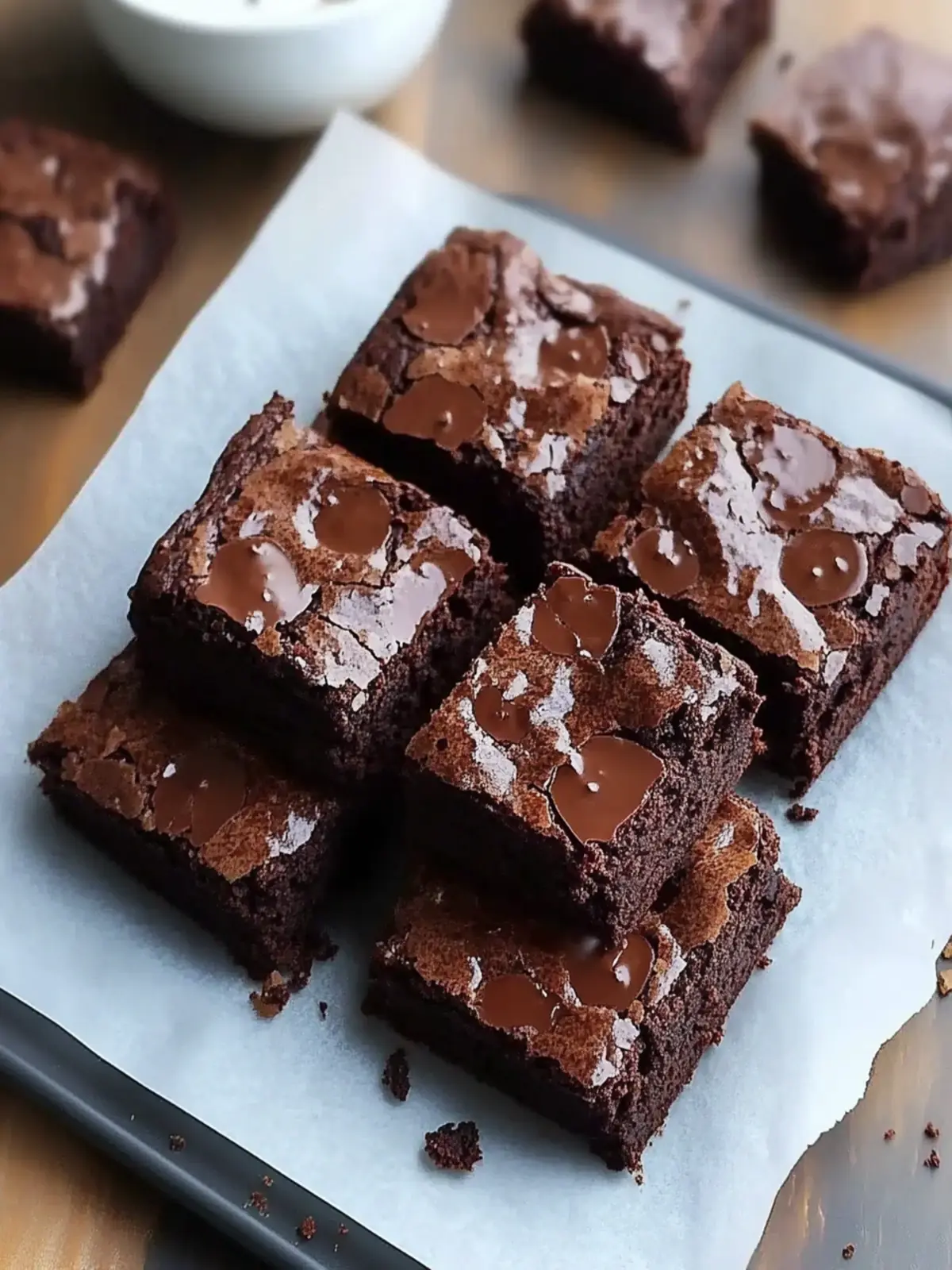 Decadent 5-Ingredient High Protein Greek Yogurt Brownies 3 5-Ingredient High Protein Greek Yogurt Brownies