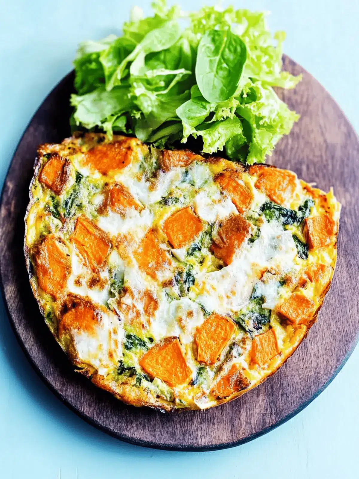 Sweet Potato & Spinach Frittata: A Quick, Healthy Delight 3 Sweet potato & spinach frittata