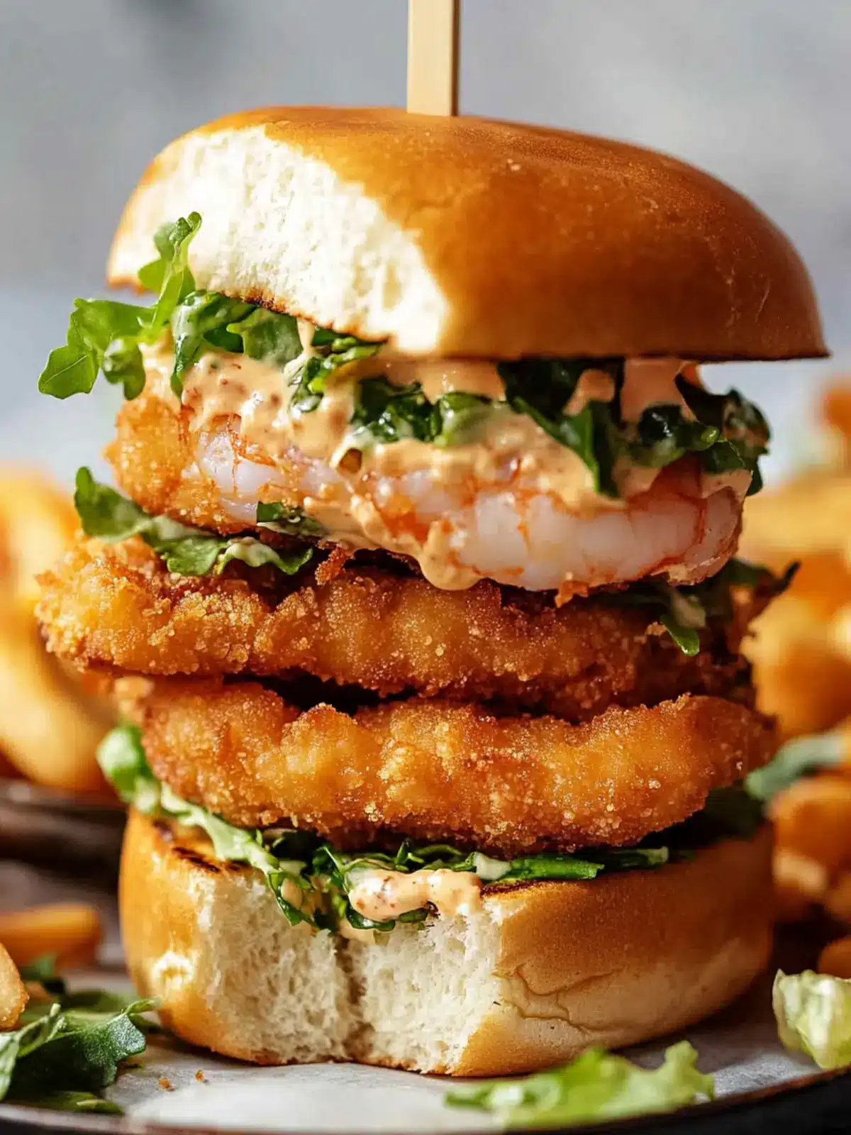Crispy Prawn Burgers (Shrimp) That Beat Fast Food Anytime 2 Crispy Prawn Burgers (Shrimp)