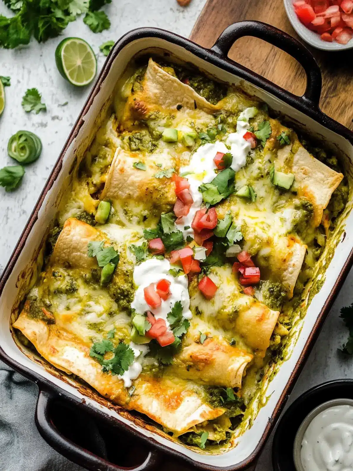 Irresistible Green Chicken Enchiladas with Homemade Green Sauce 3 Green Chicken Enchiladas with Homemade Green Sauce