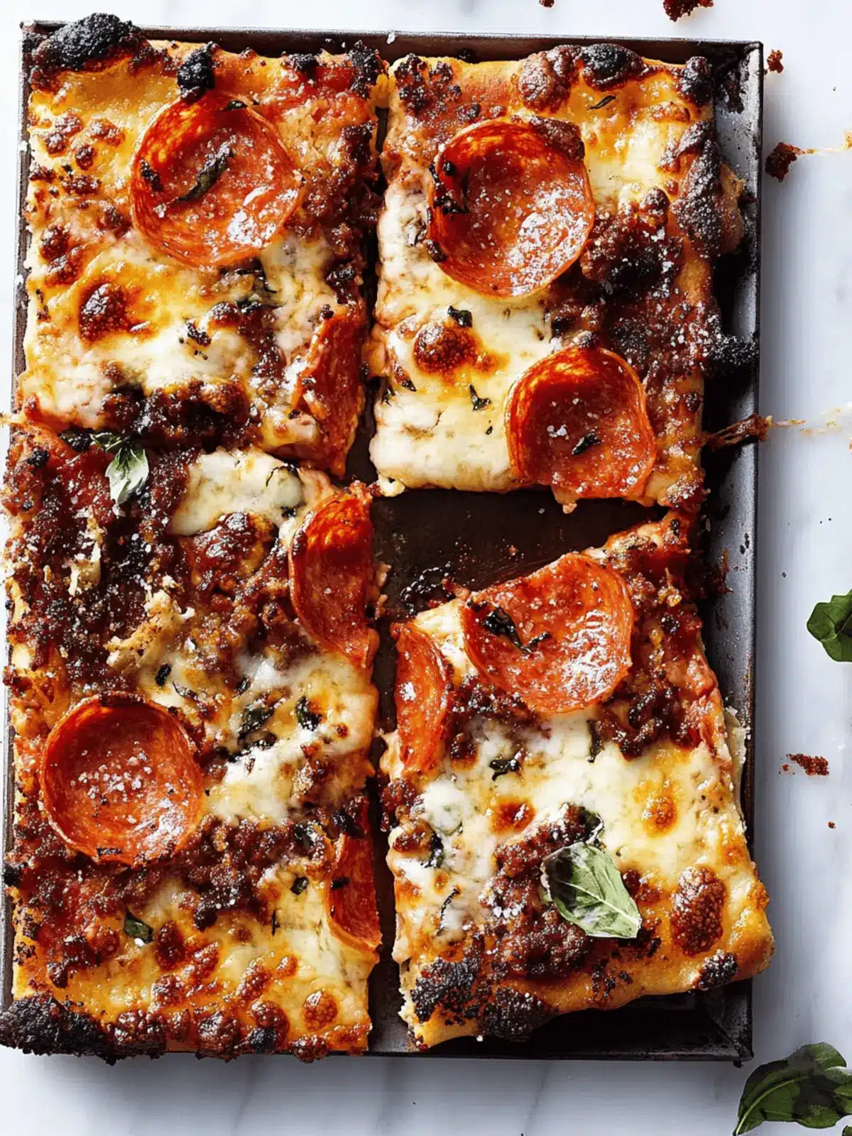 Savory Detroit Style Pizza: Your New Favorite Homemade Delight 2 Detroit Style Pizza