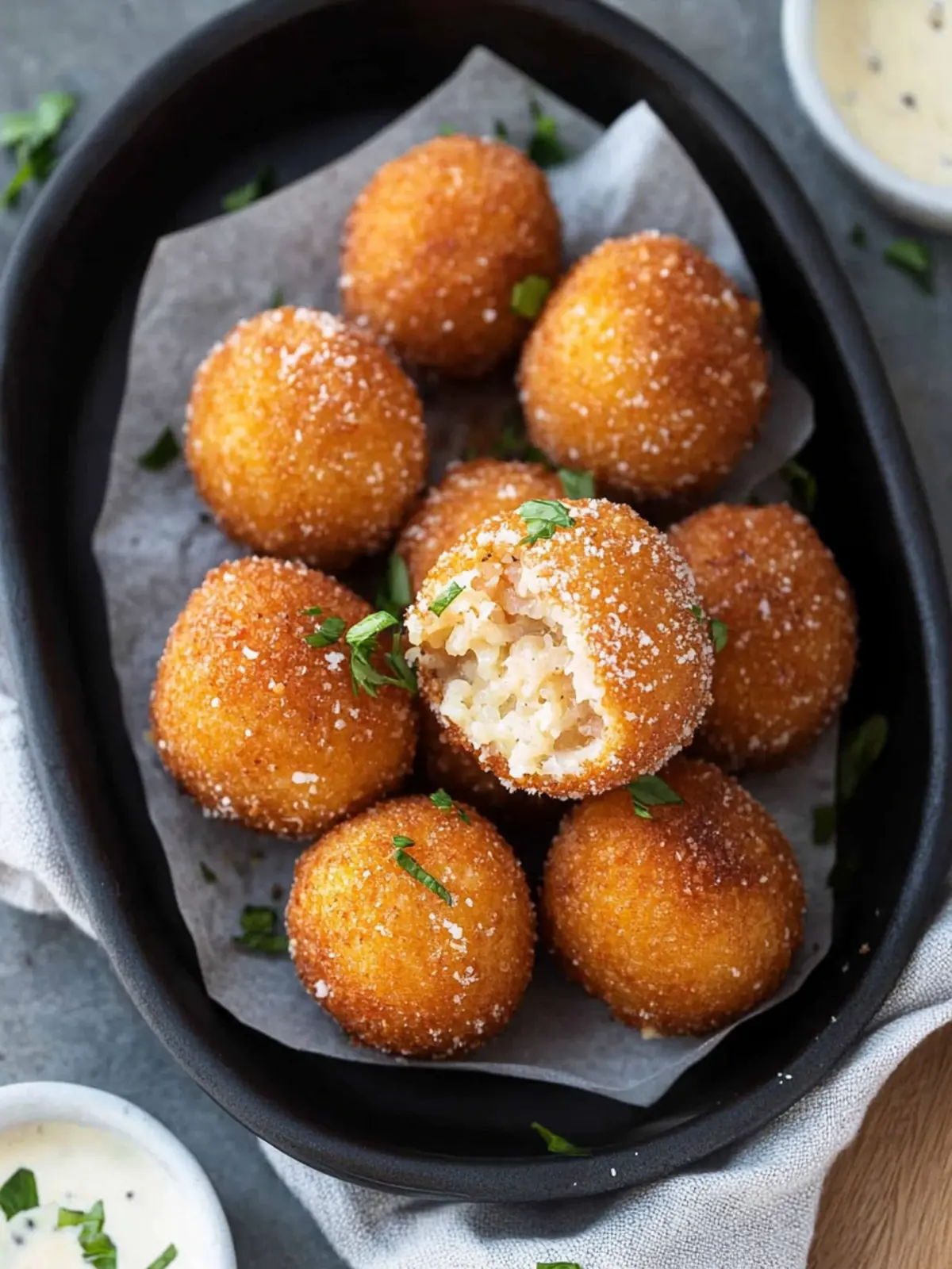 Crispy Parmesan Arancini Balls for the Perfect Snack Fix 4 Parmesan Arancini Balls