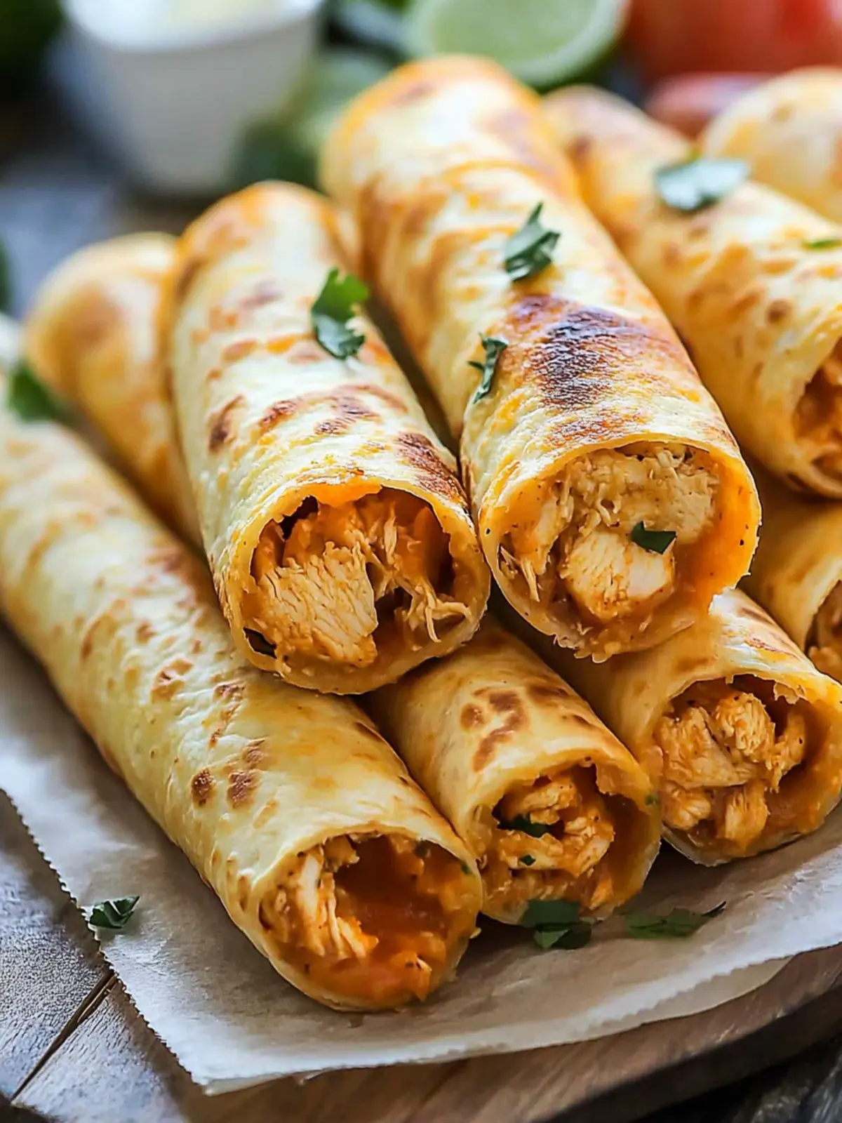 Crispy Chicken Taquitos: Your New Favorite Game Day Snack 2 Crispy Chicken Taquitos