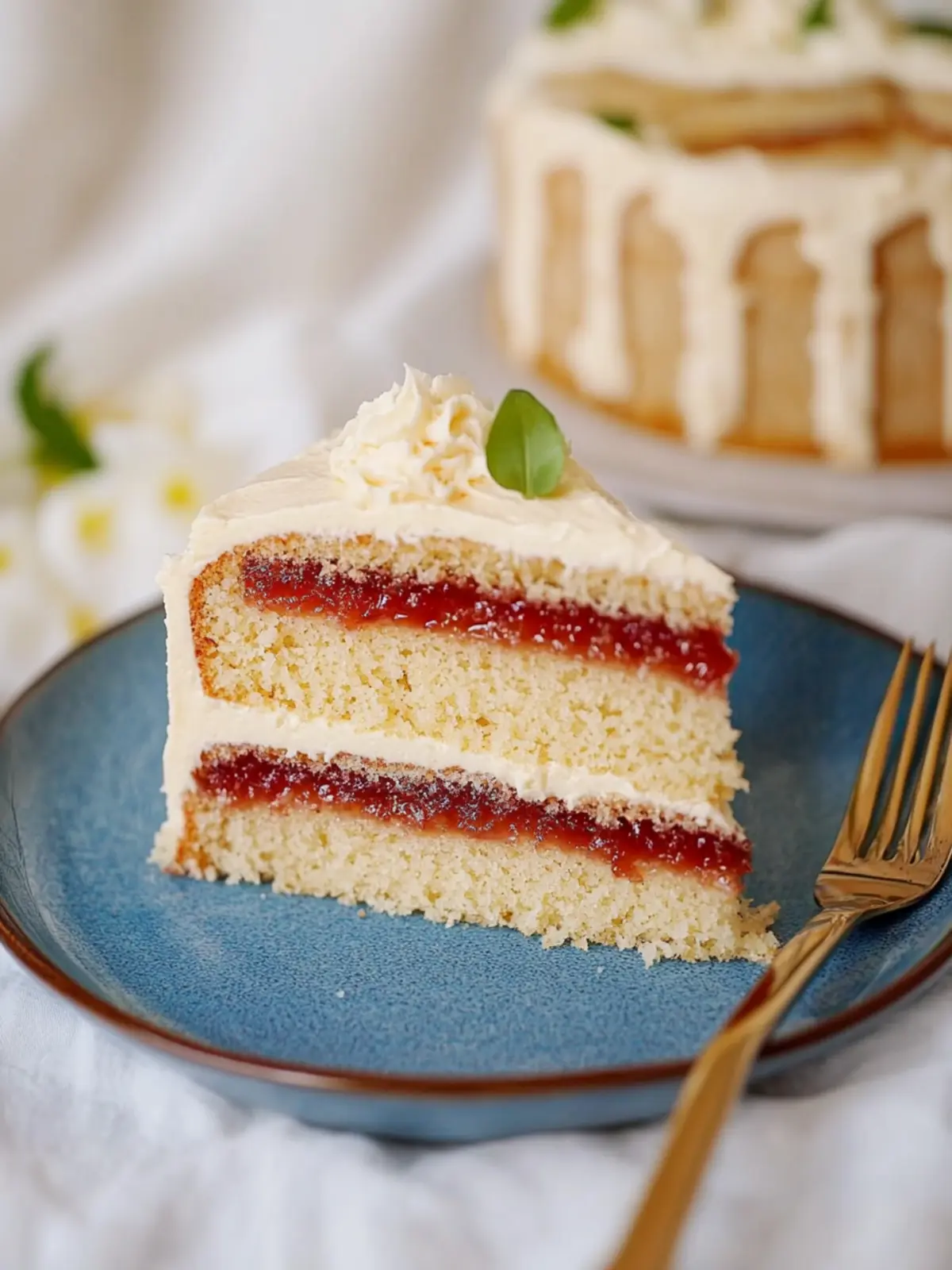 Irresistible Brown Butter Layer Cake with Cherry Jam Delight 4 Brown Butter Layer Cake
