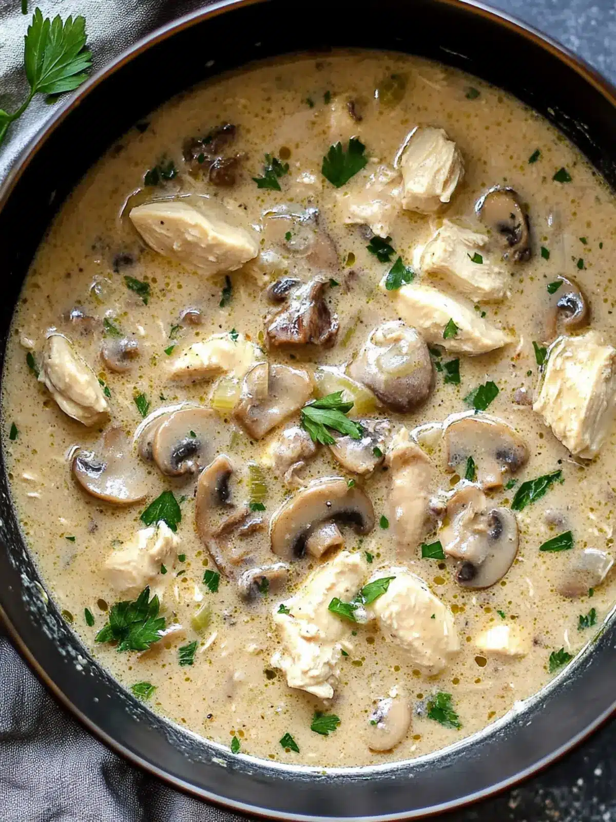 Creamy Instant Pot Chicken Stew With Mushrooms for Cozy Nights 3 Creamy Instant Pot Chicken Stew With Mushrooms