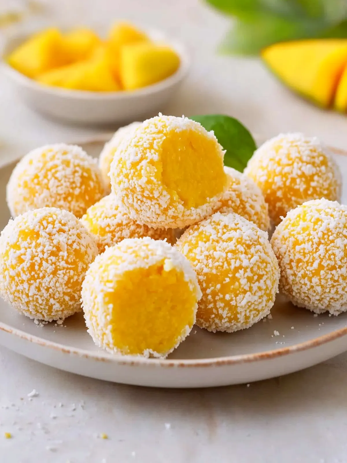No Bake Mango Truffles: Your Tropical Treat in Minutes 2 No Bake Mango Truffles