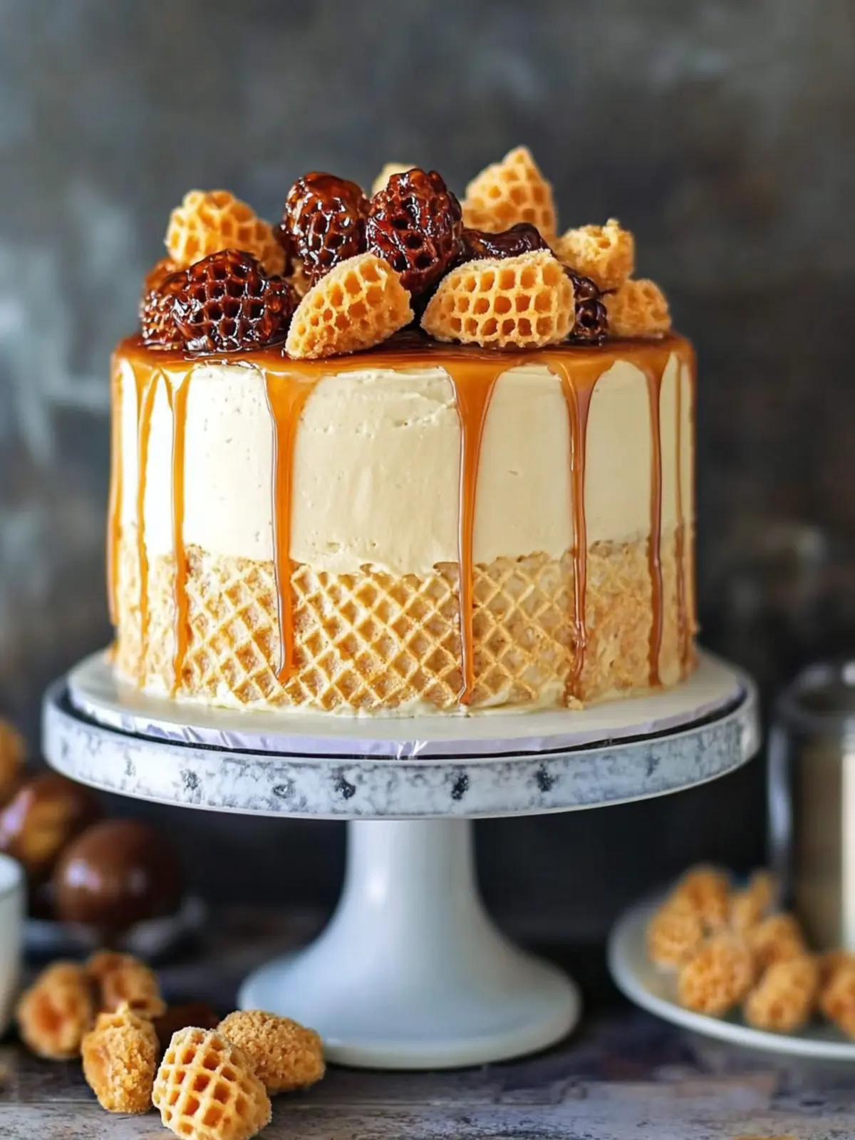 Indulge in Salted Caramel Honeycomb Cake Bliss Today 4 Salted Caramel Honeycomb Cake