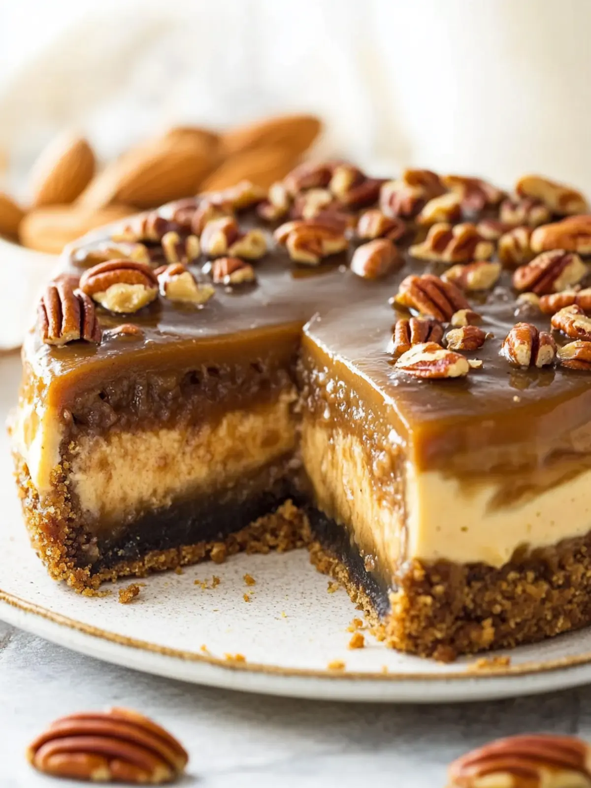 Irresistible Pecan Pie Cheesecake That Will Wow Everyone 4 Pecan Pie Cheesecake
