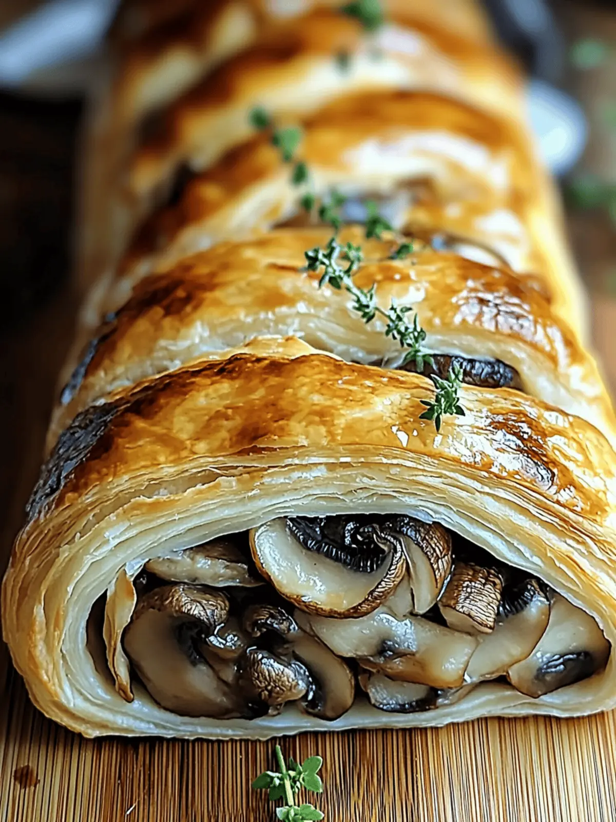 Easy Mushroom & Gruyère Puff Pastry Braid for Effortless Elegance 2 Easy Mushroom & Gruyère Puff Pastry Braid
