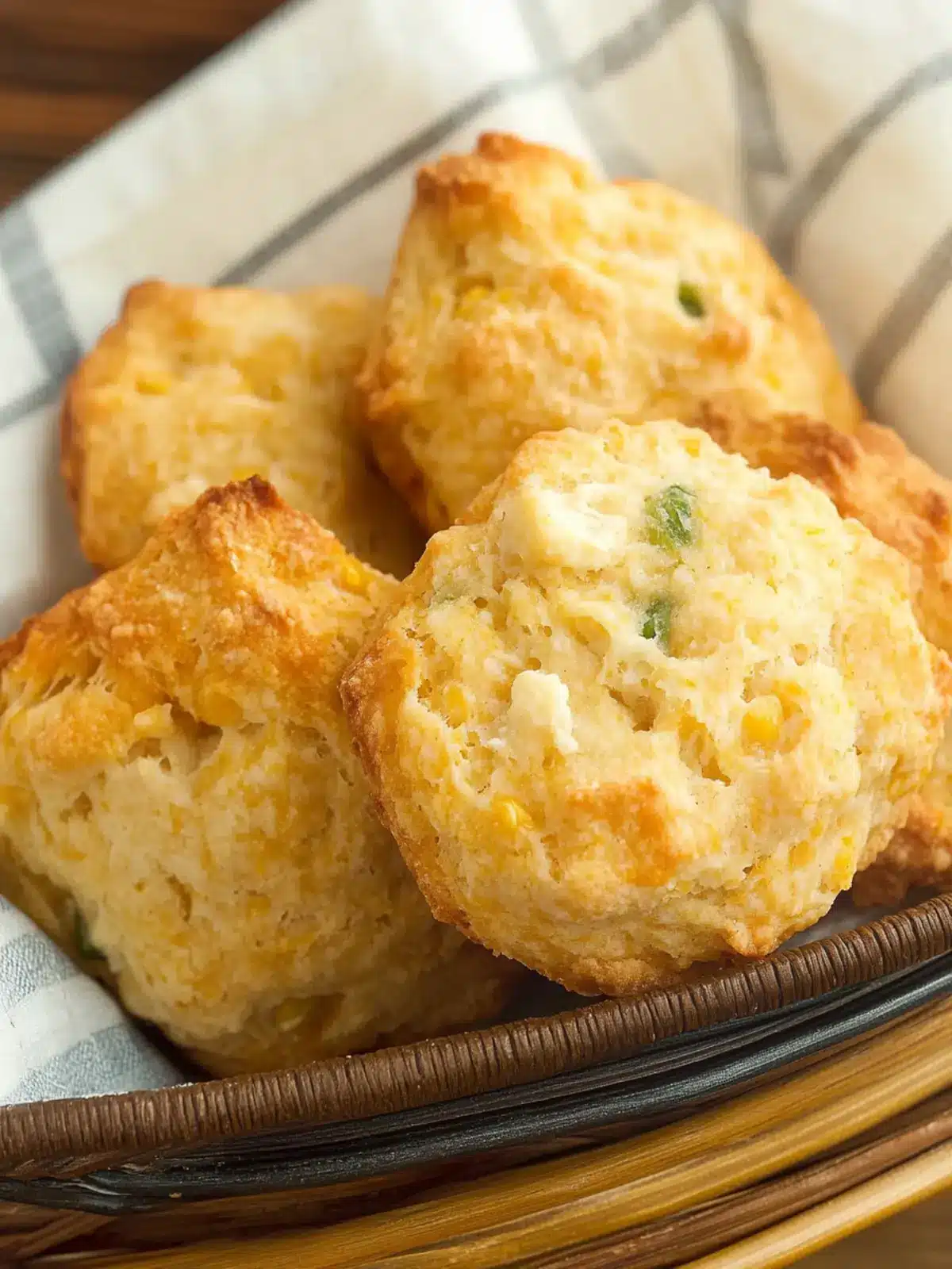 White Cheddar Cornmeal Biscuits: A Spicy Homemade Delight 2 White Cheddar Cornmeal Biscuits