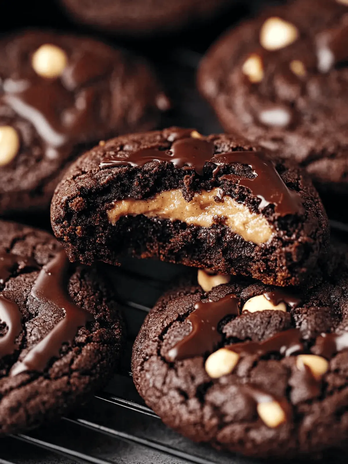 Indulge in Peanut Butter Stuffed Chocolate Cookies Today 3 Peanut Butter Stuffed Chocolate Cookies