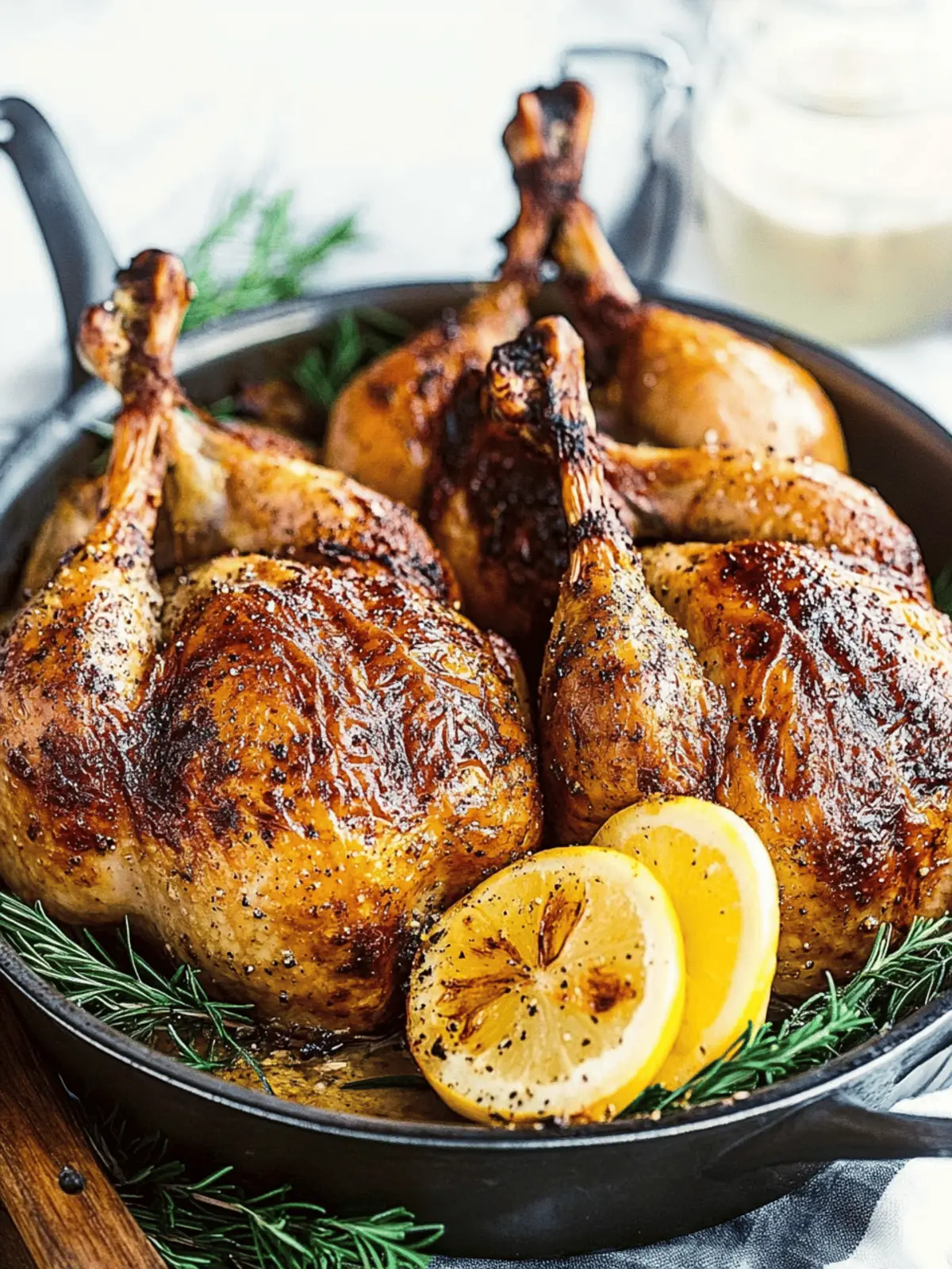 Savory Roasted Cornish Hens with Fresh Herbs and Lemon Magic 4 Roasted Cornish Hens