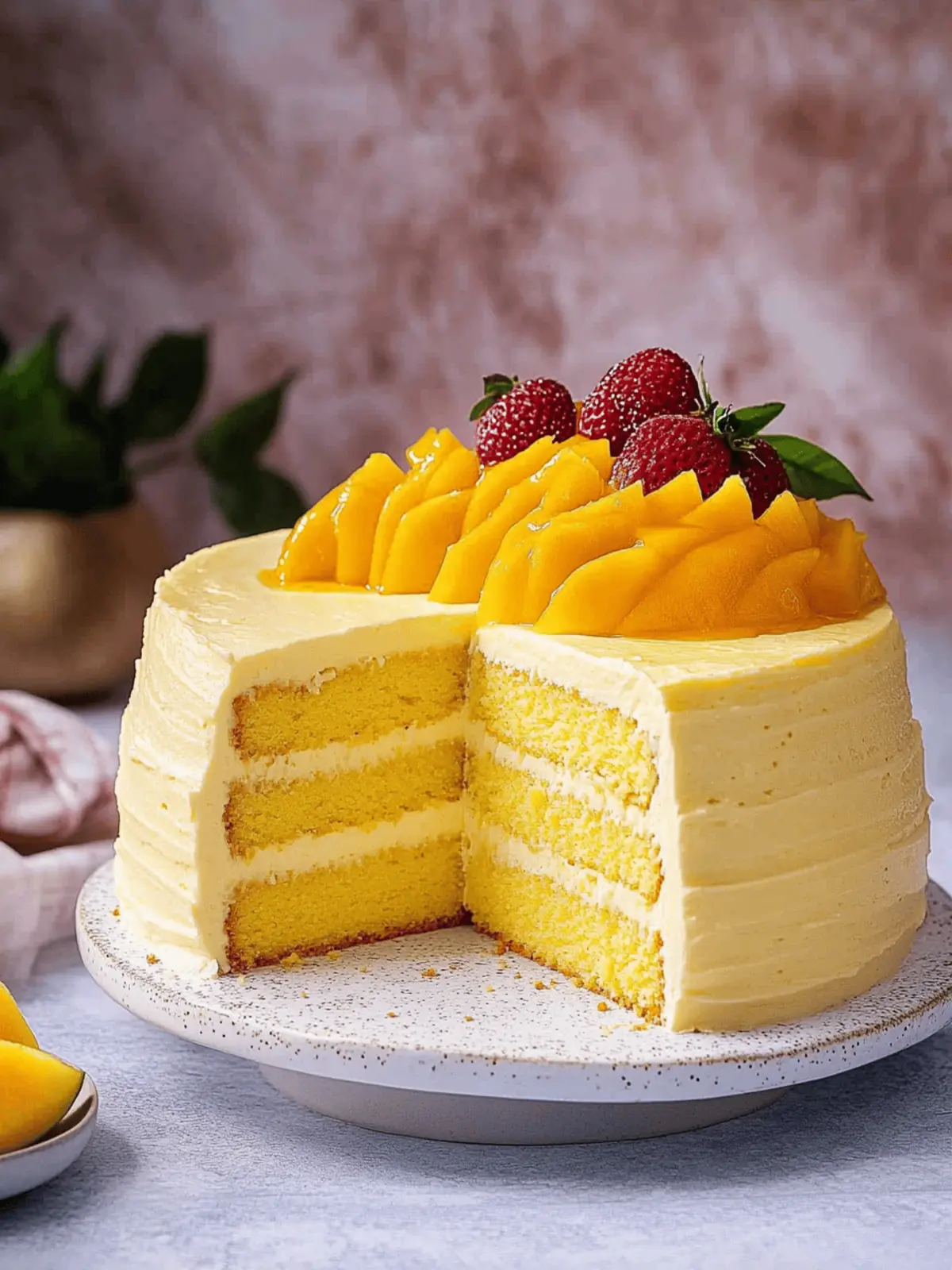 Decadent Mango Mousse Cake: Perfect for Any Celebration! 4 Mango Mousse Cake