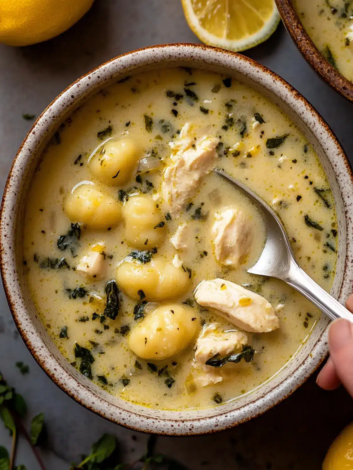 Cozy Up with Creamy Winter Lemon Chicken Gnocchi Soup 3 Creamy Winter Lemon Chicken Gnocchi Soup