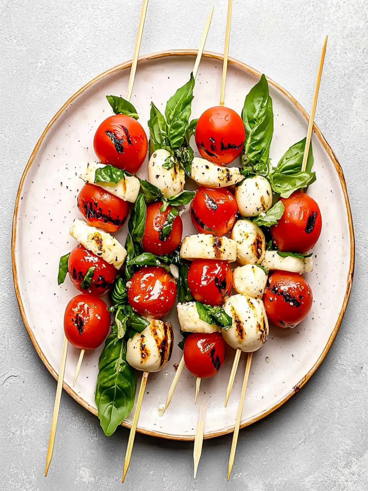Savory Caprese Skewers: Your New Favorite Fresh Appetizer 4 Caprese Skewers