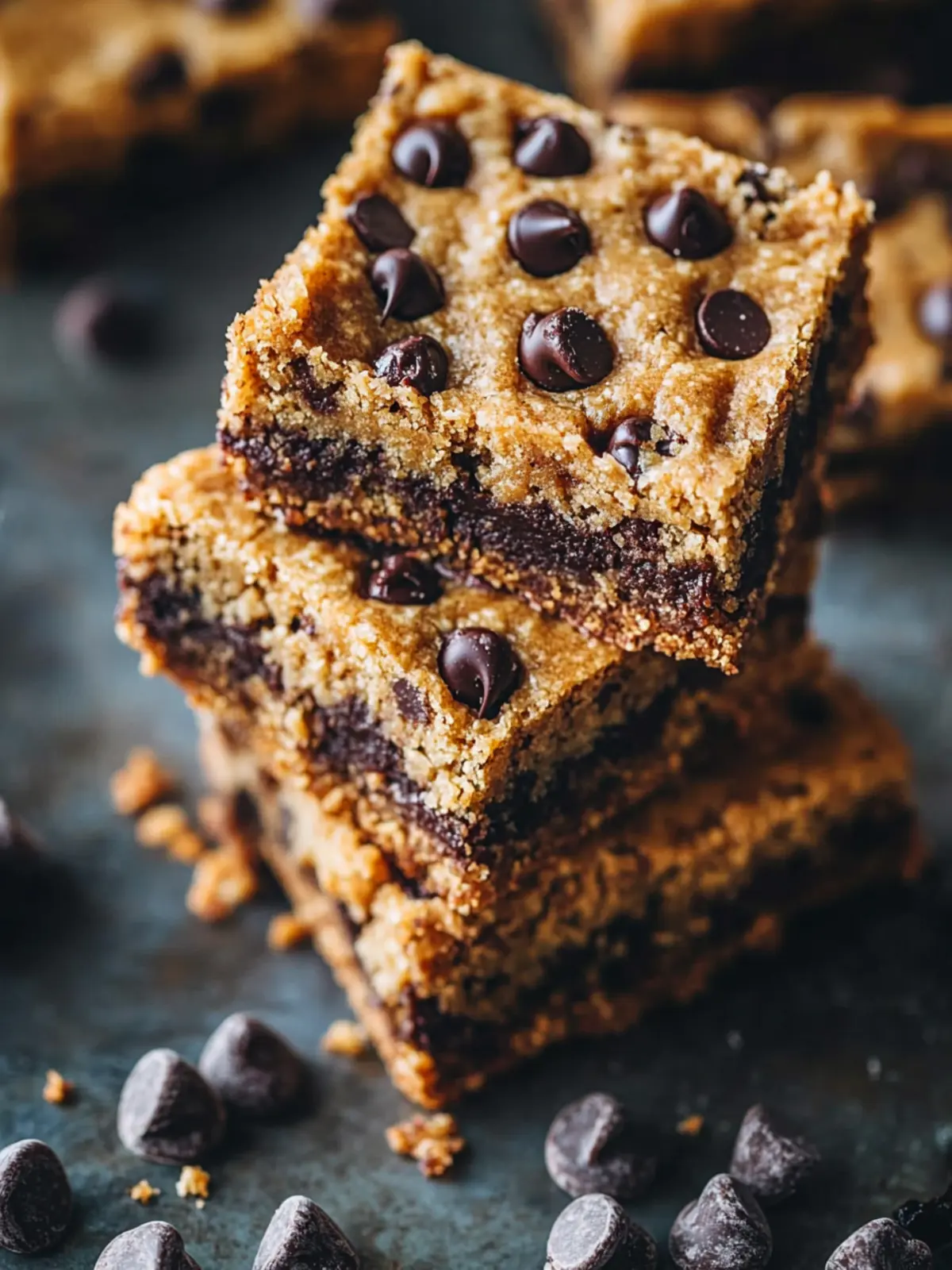 Decadent Chocolate Chip Cookie Butter Bars You ll Adore 3 Chocolate Chip Cookie Butter Bars