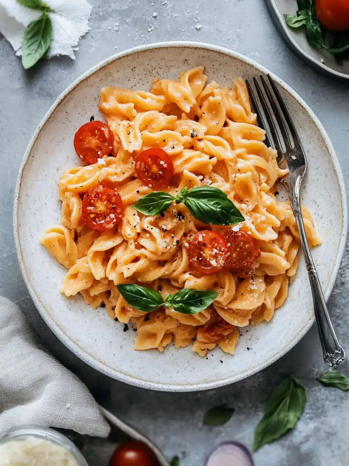 Creamy Oat Milk and Tomato Pasta for Cozy Nights In 4 Creamy Oat Milk and Tomato Pasta